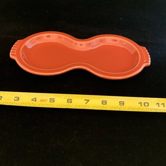Fiesta Cinnabar Sugar Creamer Tray Underplate Fiestaware Home Laughlin HLC USA - Picture 8 of 8